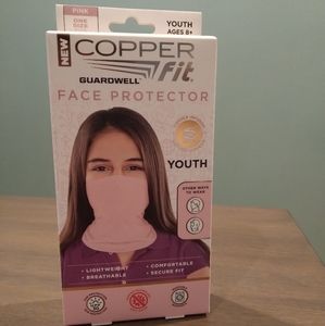 Copper Fit Guardwell Youth Face Protector Pink